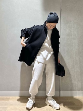 「アイテム（その他雑貨）」を使った、クボさん（レディース・161cm）の秋コーディネート