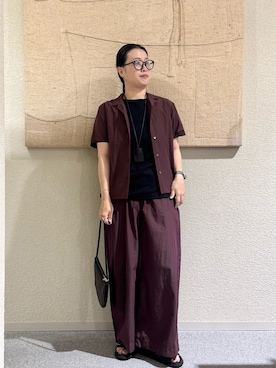 「かぐれ（カグレ）のアイテム」を使った、クボさん（レディース・161cm）の夏コーディネート