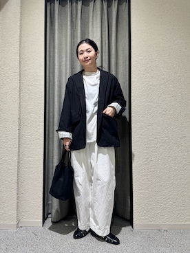 「かぐれ（カグレ）のアイテム」を使った、クボさん（レディース・161cm）の春コーディネート