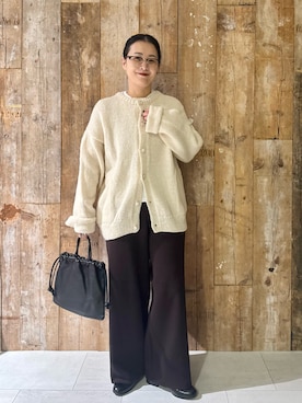 「アイテム（雑貨/ホビー）」を使った、クボさん（レディース・161cm）の秋コーディネート