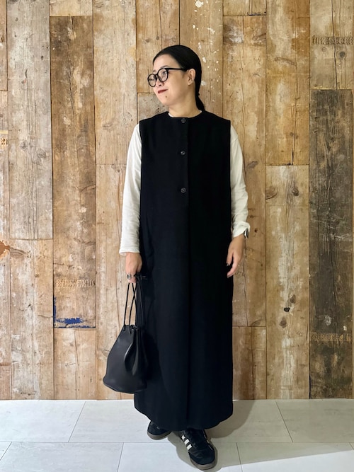 ウールタックジャンパースカート（ワンピース）｜かぐれ（カグレ）の