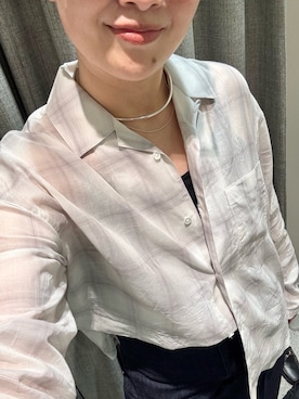 「かぐれ（カグレ）のアイテム（デニムパンツ）」を使った、クボさん（レディース・161cm）の秋コーディネート