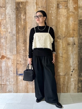 クボさん（骨格ナチュラル・レディース・161cm）の秋コーディネート