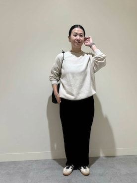 「アイテム（その他雑貨）」を使った、クボさん（レディース・161cm）の秋コーディネート