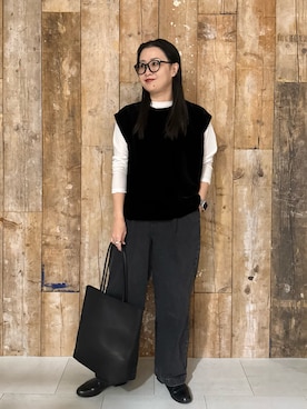 クボさん(レディース・161cm)の冬コーディネート