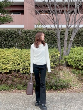 「VIS（ビス）のアイテム」を使った、rinaさん（レディース・160cm）の春コーディネート