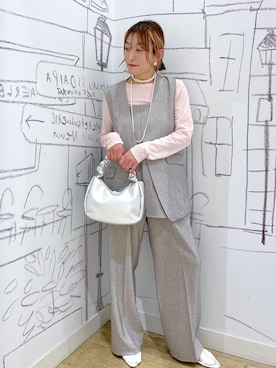 「GDS14190」｜axiagさん（レディース・159cm）の春コーディネート