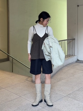 「アイテム（その他トップス）」を使った、hanaさん（レディース・151cm）の秋コーディネート