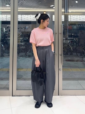 「アイテム（スリッポン）」を使った、hanaさん（レディース・151cm）の夏コーディネート