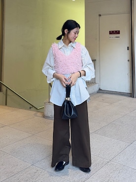 hanaさん（レディース・154cm）の冬コーディネート