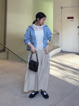 hanaさん（レディース・154cm）の春コーディネート