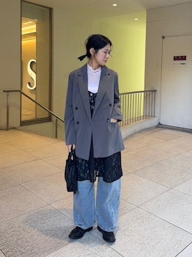 hanaさん（レディース・151cm）の冬コーディネート