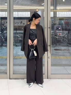 「SENSE OF PLACE by URBAN RESEARCH（センスオブプレイスバイアーバンリサーチ）のアイテム（パンプス）」を使った、hanaさん（レディース・151cm）の秋コーディネート