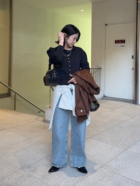 hanaさん（レディース・151cm）の冬コーディネート