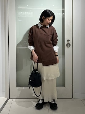 「お洒落さんとつながりたい」｜hanaさん（レディース・151cm）の秋コーディネート