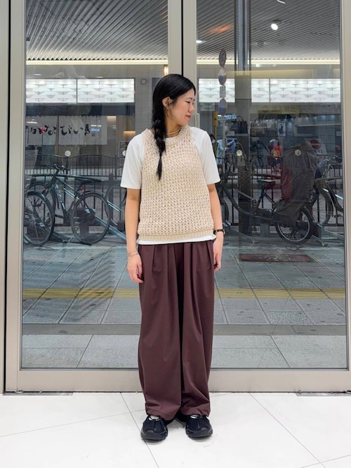 セール】2WAYウエストギャザーリブトップ（Tシャツ/カットソー