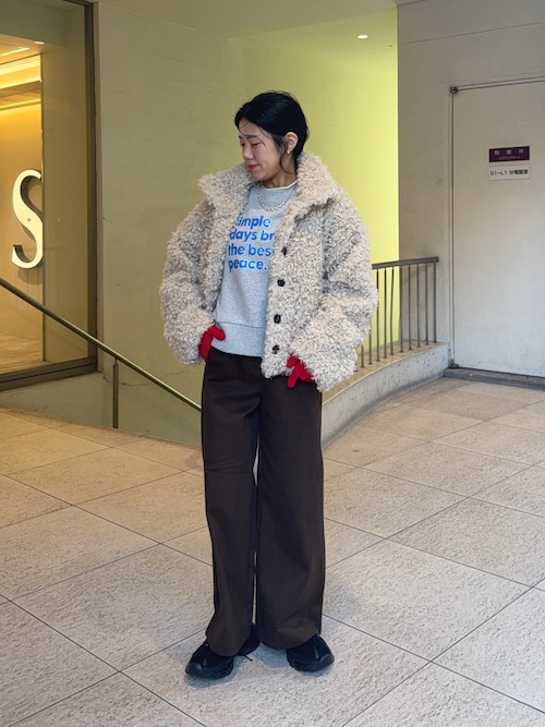 プードルファーミドルジャケット（ブルゾン）｜SENSE OF PLACE by