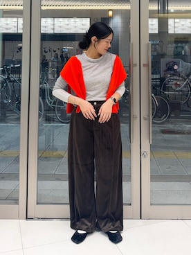 hanaさん（骨格ナチュラル・レディース・151cm）の秋コーディネート