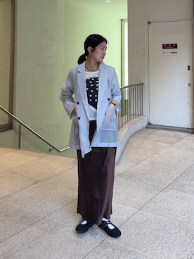 hanaさん（レディース・154cm）の春コーディネート