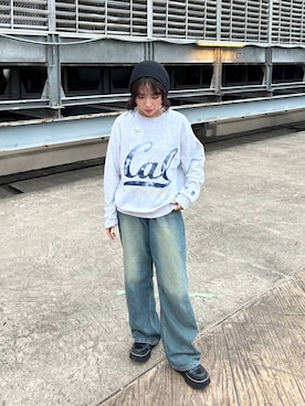 「アイテム（スウェット）」を使った、fokanon0622さん（レディース・157cm・20代）の秋コーディネート