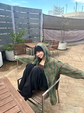 「アイテム（スウェットパンツ）」を使った、fokanon0622さん（レディース・157cm・20代）の夏コーディネート