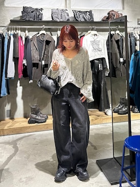 「PAGEBOY（ページボーイ）のアイテム（カーディガン/ボレロ）」を使った、fokanon0622さん（レディース・157cm）の秋コーディネート