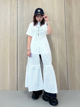 「PAGEBOY（ページボーイ）のアイテム（パンツ）」を使った、fokanon0622さん（レディース・157cm）の春コーディネート