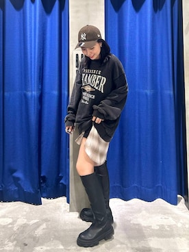 「アイテム（スウェット）」を使った、fokanon0622さん（レディース・157cm・20代）の秋コーディネート