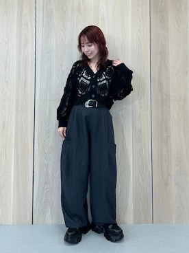 「PAGEBOY（ページボーイ）のアイテム（パンツ）」を使った、fokanon0622さん（レディース・157cm）の春コーディネート