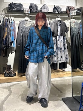「PBLIM（ページボーイリム）のアイテム」を使った、fokanon0622さん（レディース・157cm）の夏コーディネート