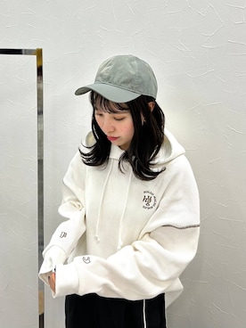 「アイテム（キャップ）」を使った、fokanon0622さん（レディース・157cm・20代）の春コーディネート