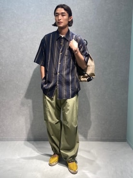 「La Manual Alpargatera（マヌアル・アルパルガテラ）のアイテム」を使った、Isogai_TOMORROWLANDさん（メンズ・180cm）の夏コーディネート