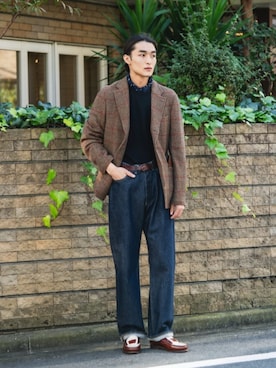 Isogai_TOMORROWLANDさん(メンズ・180cm)の秋コーディネート