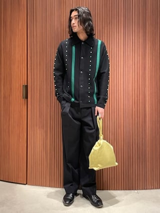 caban（キャバン）の「□CABaN コットンカシミヤ エンブロイ