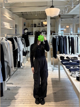 「Shine（シャイン）のアイテム（トップス）」を使った、ｎａｂｅ ☘︎︎⋆͛さん（レディース・150cm）の春コーディネート