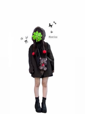 「アイテム（ジャケット/アウター）」を使った、ｎａｂｅ ☘︎︎⋆͛さん（レディース・150cm）の秋コーディネート
