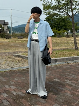 「Llife（ライフ）のアイテム」を使った、mor…さん（メンズ・168cm）の夏コーディネート