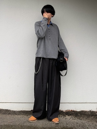 「improves(インプローブス)のウォレット チェーン(ウォレットチェーン)」を使った、mor…さん(メンズ・168cm)の秋コーディネート