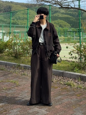 「LURAKU（ルラク）のアイテム」を使った、mor…さん（メンズ・168cm）の春コーディネート