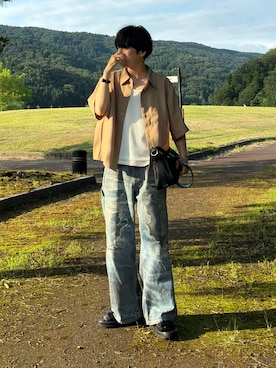 「アイテム（アクセサリー）」を使った、mor…さん（メンズ・168cm）の夏コーディネート