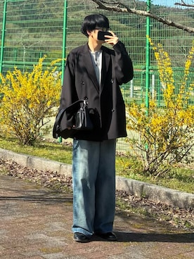 「Llife（ライフ）のアイテム」を使った、mor…さん（メンズ・168cm）の春コーディネート