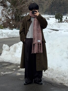 mor…さん(メンズ・168cm)の冬コーディネート