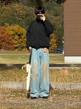 「アイテム（キーケース/キーアクセサリー）」を使った、mor…さん（メンズ・168cm）の秋コーディネート