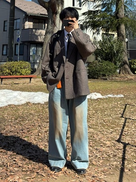 mor…さん（メンズ・168cm）の冬コーディネート