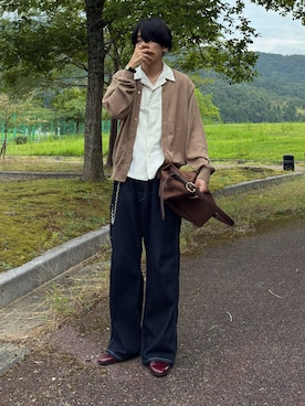 「淡色コーデ」｜mor…さん（メンズ・168cm）の秋コーディネート