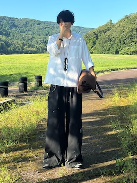 「アイテム（アクセサリー）」を使った、mor…さん（メンズ・168cm）の夏コーディネート