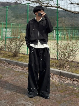 「soerte（ソエルテ）のアイテム」を使った、mor…さん（メンズ・168cm）の春コーディネート