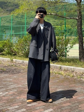 soerte　ジャケット&スラックス　セットアップ ESSENTIALS WARDROBE セットアップ 「セットアップ3点セット」ノー