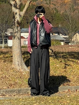 「soerte（ソエルテ）のアイテム」を使った、mor…さん（メンズ・168cm）の冬コーディネート