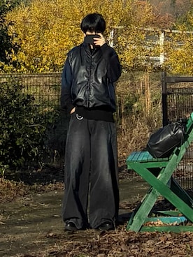 「アイテム（財布/小物）」を使った、mor…さん（メンズ・168cm）の秋コーディネート